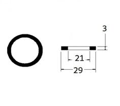 vedante 1" hidrometro BORRACHA 29x21x3 mm - 101710
