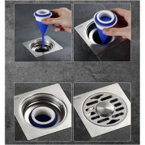 Vedante antiodor para ralo de piso em silicone universal impermeável antipercevejo