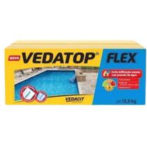 Vedatop Flex Fibra Argamassa Impermeável 13,5kg - Vedacit Vedatop Flex Fibra Argamassa Impermeável 13,5kg - Vedacit