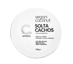 Vegan coconut mascara disciplinante solta cachos antifrizz liso amavia 300g