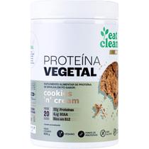 Vegan Protein Cookies Cream Eat Clean 600g Proteína Vegana