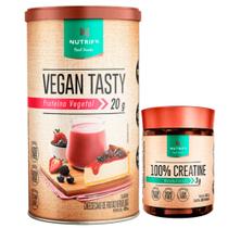 Vegan Tasty - 420G - Proteína Colágeno + 100% Creatina - 120 Cápsulas - Nutrify