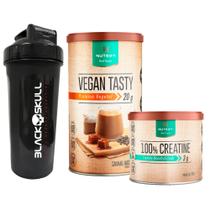 Vegan Tasty - 420G - Proteína Vegana + 100% Creatina Monohidratada - 300g - Nutrify + Coq. Black
