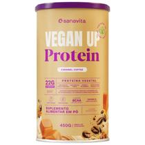 Vegan Up Protein Sanavita Sabor Caramel Coffee 450g