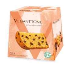 Veganttone Chocotone Cegano com Gotas Sabor Chocolate (300g)