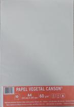 Vegetal A4 60g Canson 10 folhas Vegetal A4 60g Canson 10 folhas
