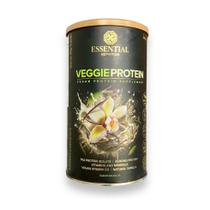 Veggie Protein 100% Vegetal Lata - nova - Baunilha (450g) - Essential Nutrition