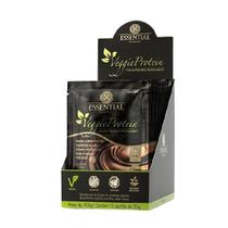 Veggie Protein Cacao Display (13 Sachês - 455g) - Essential Nutrition