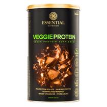 Veggie Protein Cacao Nova Fórmula 455g Essential Nutrition - EssentialNutrition