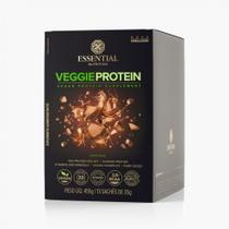 Veggie Protein Display - Cacau (455g/13 sachês 35g) - Essential Nutrition