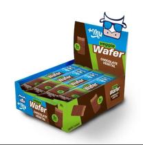 Veggie Wafer Sabor Chocolate Vegetal CX/12 Unidades Mais Mu Veggie Wafer Sabor Chocolate Vegetal CX/12 Unidades Mais Mu