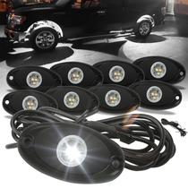 Vehicle Rock Lights SUNPIE 8 cápsulas 6000K branco puro IP67