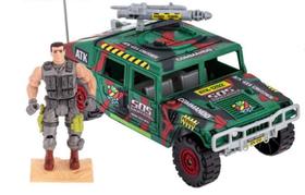 Veículo ATK Crusher 4X4 Comandos + 1 Figura - SOS Comandos - Gulliver