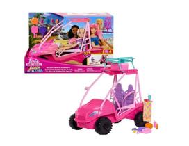 Veículo Buggy da Barbie Explorando Mistérios na Praia
