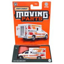 Veículo de Brinquedo Ambulância Ram Matchbox 2016 em Metal Branco Veículo de Brinquedo Ambulância Ram Matchbox 2016 em Metal Branco