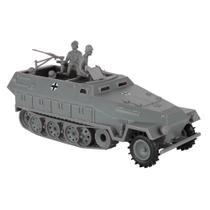 Veículo de brinquedo BMC CTS WW2 German Hanomag Halftrack com 4 figuras Veículo de brinquedo BMC CTS WW2 German Hanomag Halftrack com 4 figuras