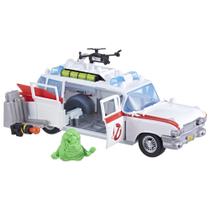 Veículo de brinquedo Ghostbusters Track & Trap Ecto-1 com Slimer 4+