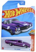 Veículo de Brinquedo Hot Wheels '71 El Camino Escala 1:64 Roxo Veículo de Brinquedo Hot Wheels '71 El Camino Escala 1:64 Roxo