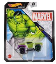 Veículo de brinquedo Hot Wheels Character Cars Marvel Hulk Kids 3+