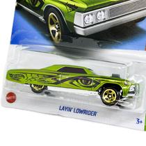 Veículo de Brinquedo Hot Wheels Layin' Lowrider Verde 2023 Veículo de Brinquedo Hot Wheels Layin' Lowrider Verde 2023