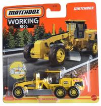 Veículo de Brinquedo Matchbox Niveladora de Estrada Série Working Rigs N3242