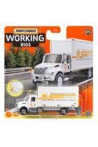 Veículo de brinquedo Matchbox Working Rigs International MV Box Truck Veículo de brinquedo Matchbox Working Rigs International MV Box Truck