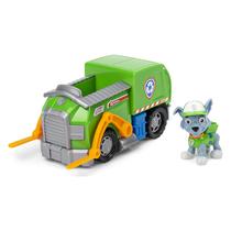 Veículo de brinquedo Paw Patrol Rocky's Recycle Truck com figura de mais de 3 anos