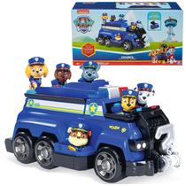 Veículo de brinquedo Paw Patrol Team Cruiser com 6 bonecos de ação de mais de 3 anos