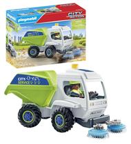 Veículo de brinquedo Playmobil 71432 Sweeper com escovas giratórias