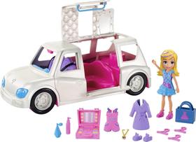 Veículo de brinquedo Polly Pocket chega em grande estilo: limusine com boneca e acessórios