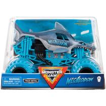 Veículo de coleção fundido sob pressão Monster Jam Megalodon em escala 1:24