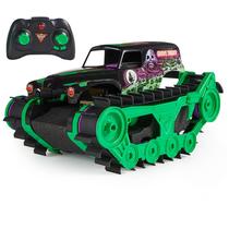 Veículo de controle remoto Monster Jam Grave Digger Trax 1:15