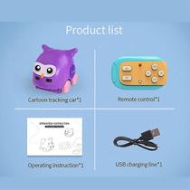 Veículo de desenho animado Rc Toy Rastreamento de carros e p