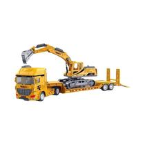 Veículo De Engenharia Para Crianças, Escavadora, Caminhão De Transporte, Semi-Carregador, Brinquedo Veículo De Engenharia Para Crianças, Escavadora, Caminhão De Transporte, Semi-Carregador, Brinquedo