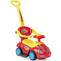 Veículo De Passeio P/ Bebe Mega Car C/ Empurrador - Homeplay - Xplast