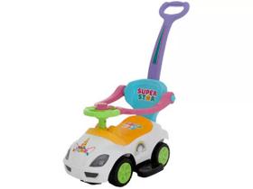 Veículo De Passeio P/ Bebe Mega Car C/ Empurrador - Homeplay