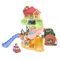 Veículo de viagem rodoviária Playset VTech Bluey com efeitos sonoros