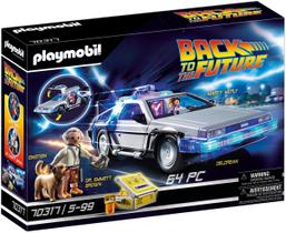 Veículo DeLorean Playmobil Que Viaja No Tempo com Figuras e Acessórios