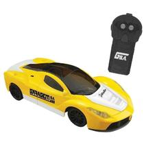 Veículo Detonator Amarelo Controle Remoto 3 Funções Candide