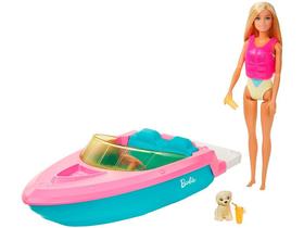 Veículo e Boneca - Barbie - Barco que Flutua na Água - Mattel