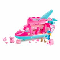Veículo e Boneca - Judy World - Avião da Judy - Samba Toys Veículo e Boneca - Judy World - Avião da Judy - Samba Toys