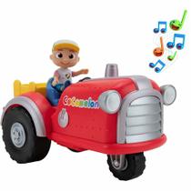 Veículo e Mini Boneco - CoComelon - Trator Musical e JJ - Candide