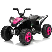 Veículo Elétrico Infantil RJV 24V ATV Rosa com LED e Música Veículo Elétrico Infantil RJV 24V ATV Rosa com LED e Música
