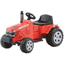 Veículo Elétrico Trator Massey Ferguson 6V para Crianças 35KG