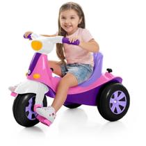 Veículo Elétrico Velotri Rosa 25KG - Diversão 3 em 1 para Crianças