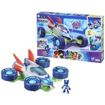 Veículo flash Hero conversível PJ Masks com luzes e sons
