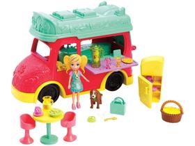 Veículo Food Truck Da Boneca Polly Pocket Com Acessórios Aberto Transforma Em Lanchonete Mattel Veículo Food Truck Da Boneca Polly Pocket Com Acessórios Aberto Transforma Em Lanchonete Mattel
