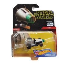 Veículo fundido sob pressão Hot Wheels Star Wars D-O 1:64 Character Car