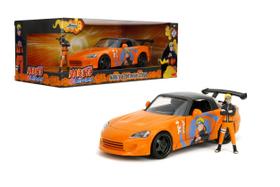 Veículo fundido sob pressão Jada 2001 Honda S2000 com Naruto Figure 1:24