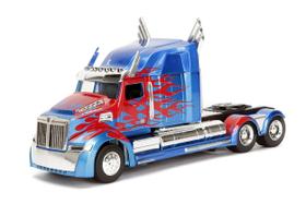 Veículo fundido sob pressão Jada Toys Metals Transformers Optimus Prime 1:24
